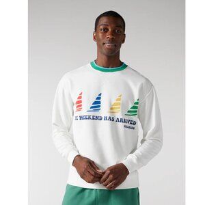 Chubbies Soft Terry Crewneck Mens | The Windjammer Sailboat Lightweight - XL